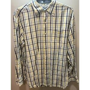 Men’s Medium Button-Down Shirt Lot Tommy Bahama & Brooks Brothers Plaid